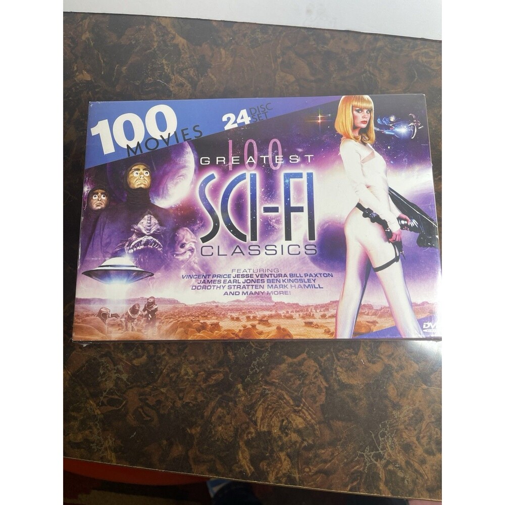 100 Greatest Sci-Fi Classics Dvd,  (DVD, 2012 - 24-Disc Set - SEALED - NEW)